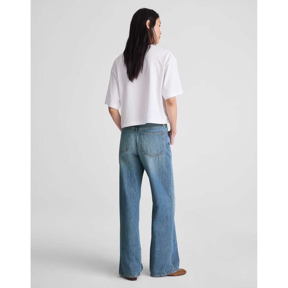 Madewell Jeans Ultimate Wide Leg Womens 29 Tall Airy Denim Blue NZ571 Pickett - Picture 4 of 15